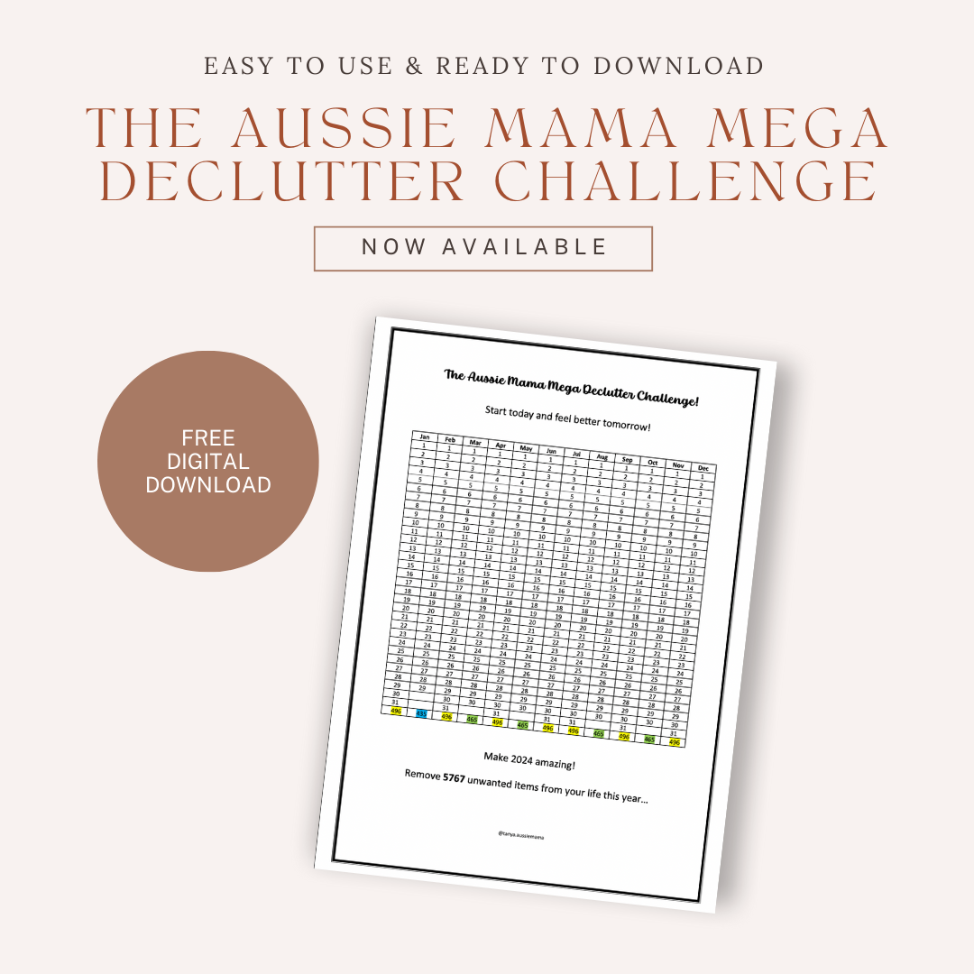 The Aussie Mama Mega Declutter Challenge