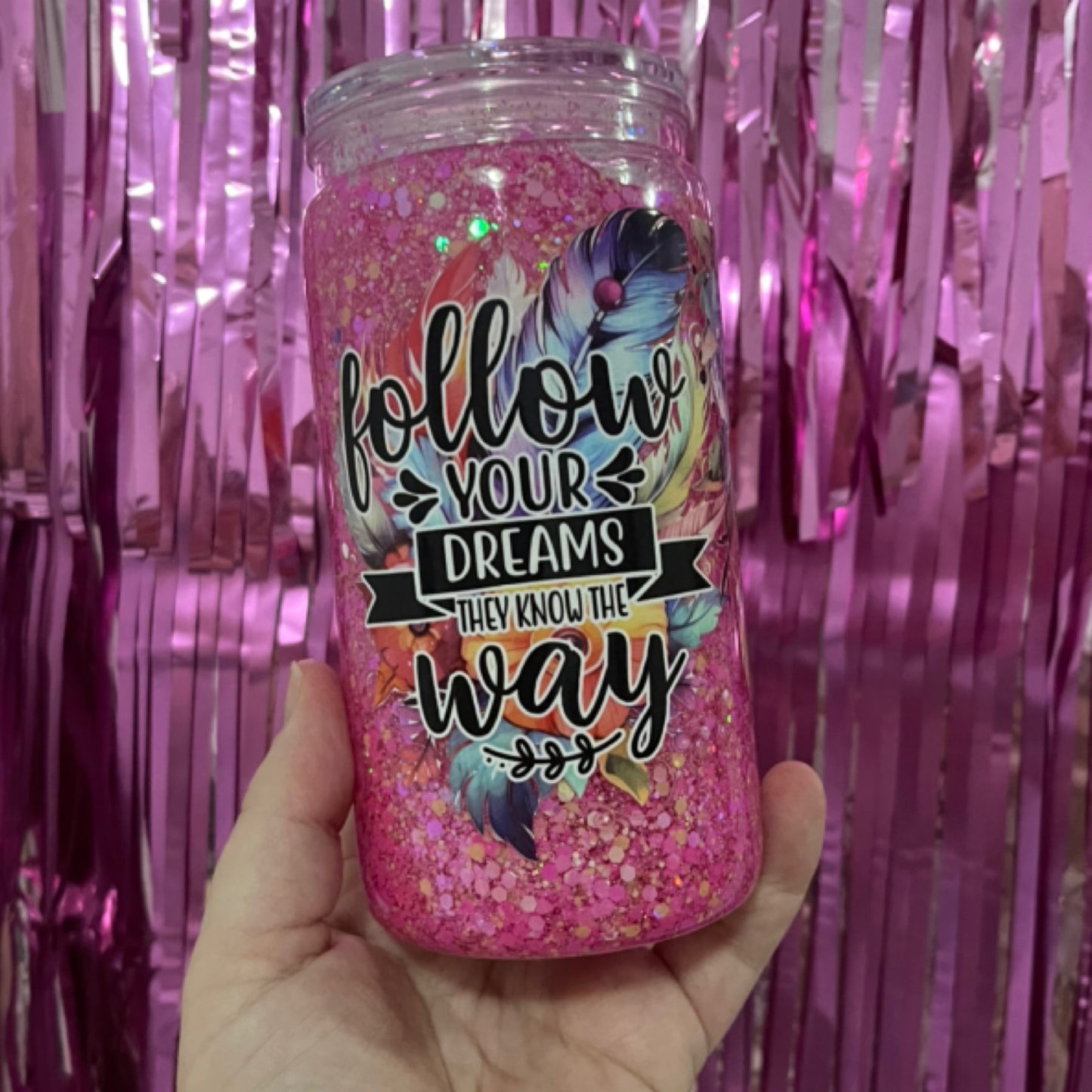 16oz Follow Your Dreams Snowglobe