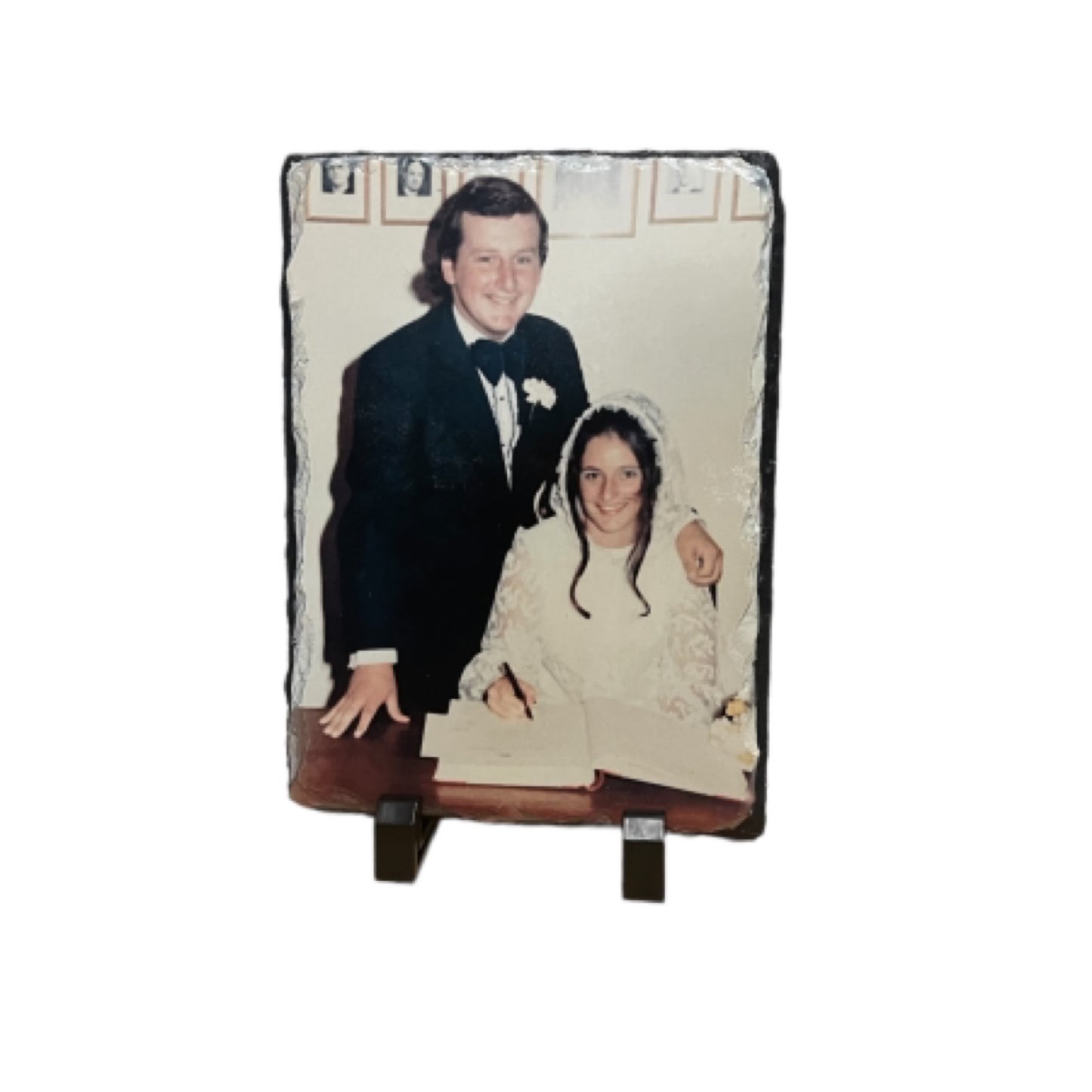 Rectangular Slate Photo (20cms x 15cms)