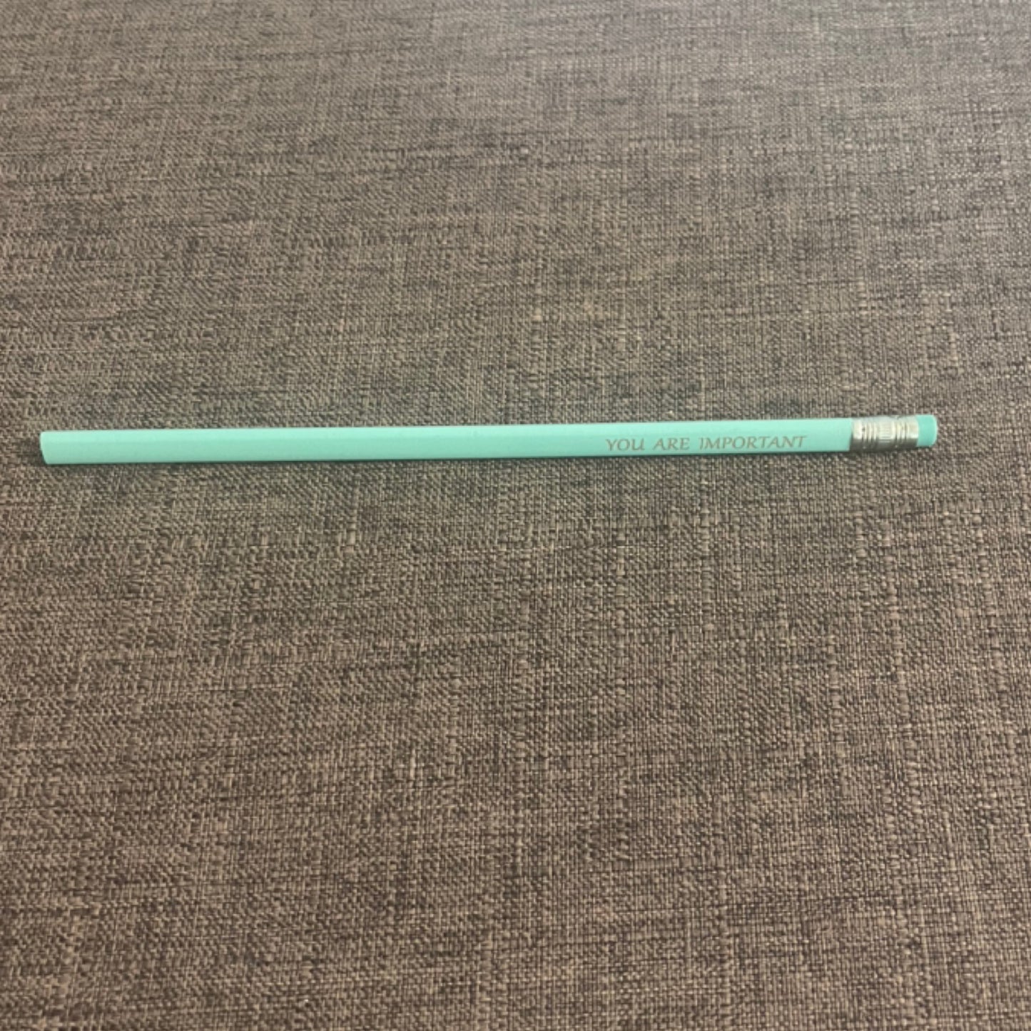 Blue "You Are Important" Pencil