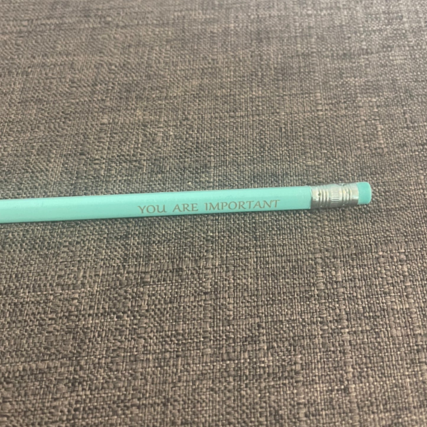 Blue "You Are Important" Pencil