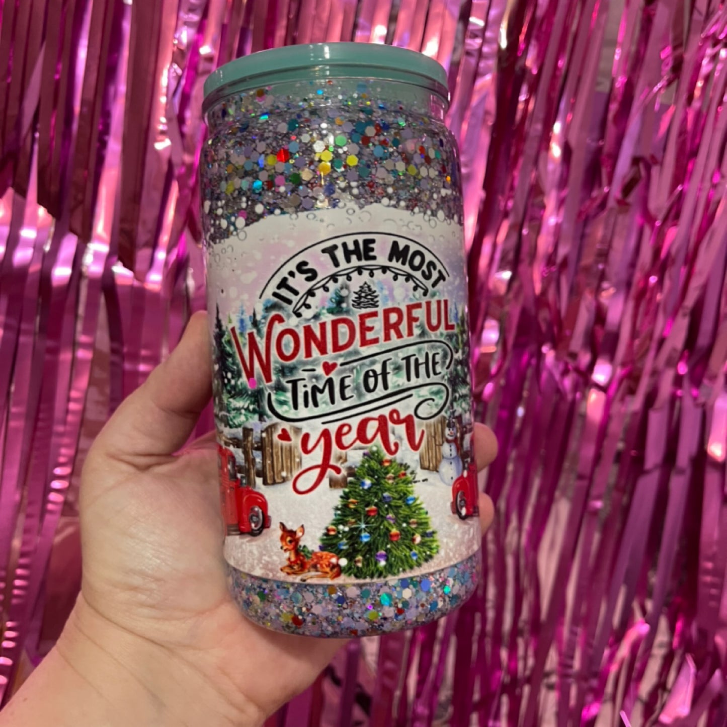 16oz It's the Most Wonderful Time of the Year Snowglobe