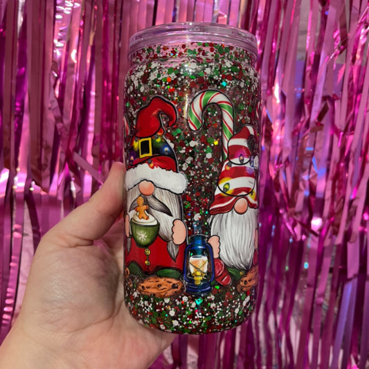 16oz Christmas Gnomes Snowglobe