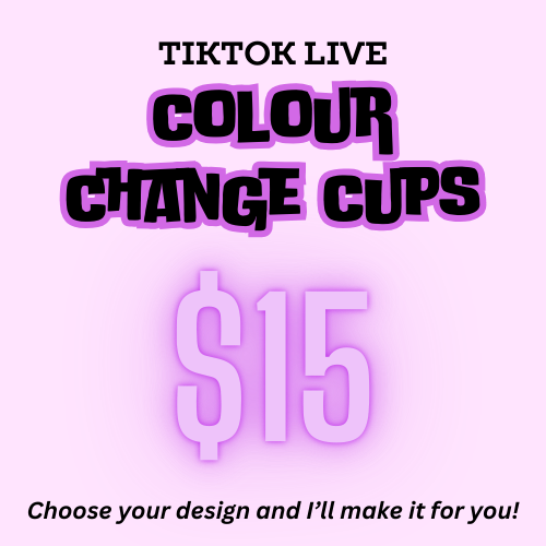 16oz Colour Change Cups (Live Special)