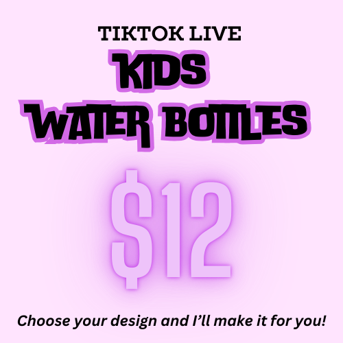 16oz Kids Water Bottles (Live Special)