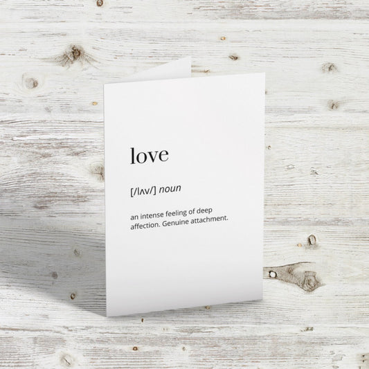 Love Definition Card